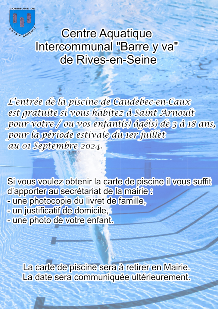 Centre Aquatique Intercommunal ''Barre y va'' de Rives-en-Seine